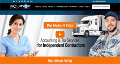 Desktop Screenshot of equinoxbusiness.com